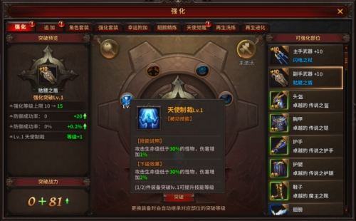 暗黑大天使強(qiáng)化繼承